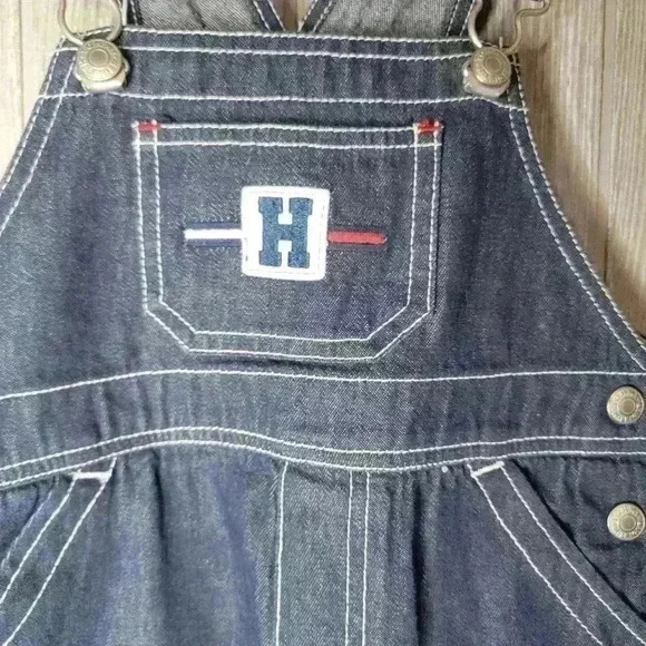 Baby Tommy Hilfiger overalls with snap legs. Size 18-24 months - Picture 2 of 6